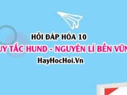 Nội dung Quy tắc Hund là gì, Ví dụ, Hóa 10 - Hỏi đáp nhanh